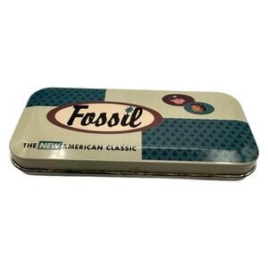Vintage 90s Fossil Collectible Watch Tin – #0044 - Empty